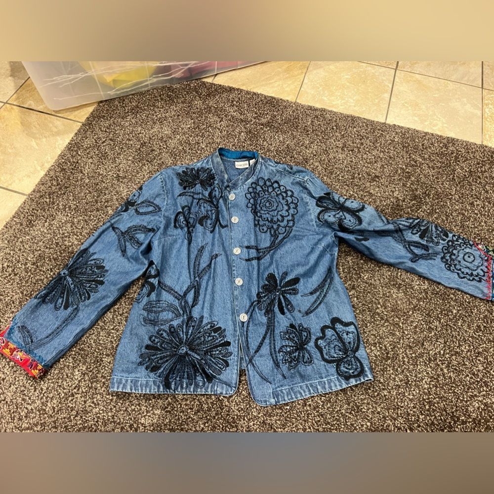 Chicos Button Down Jacket